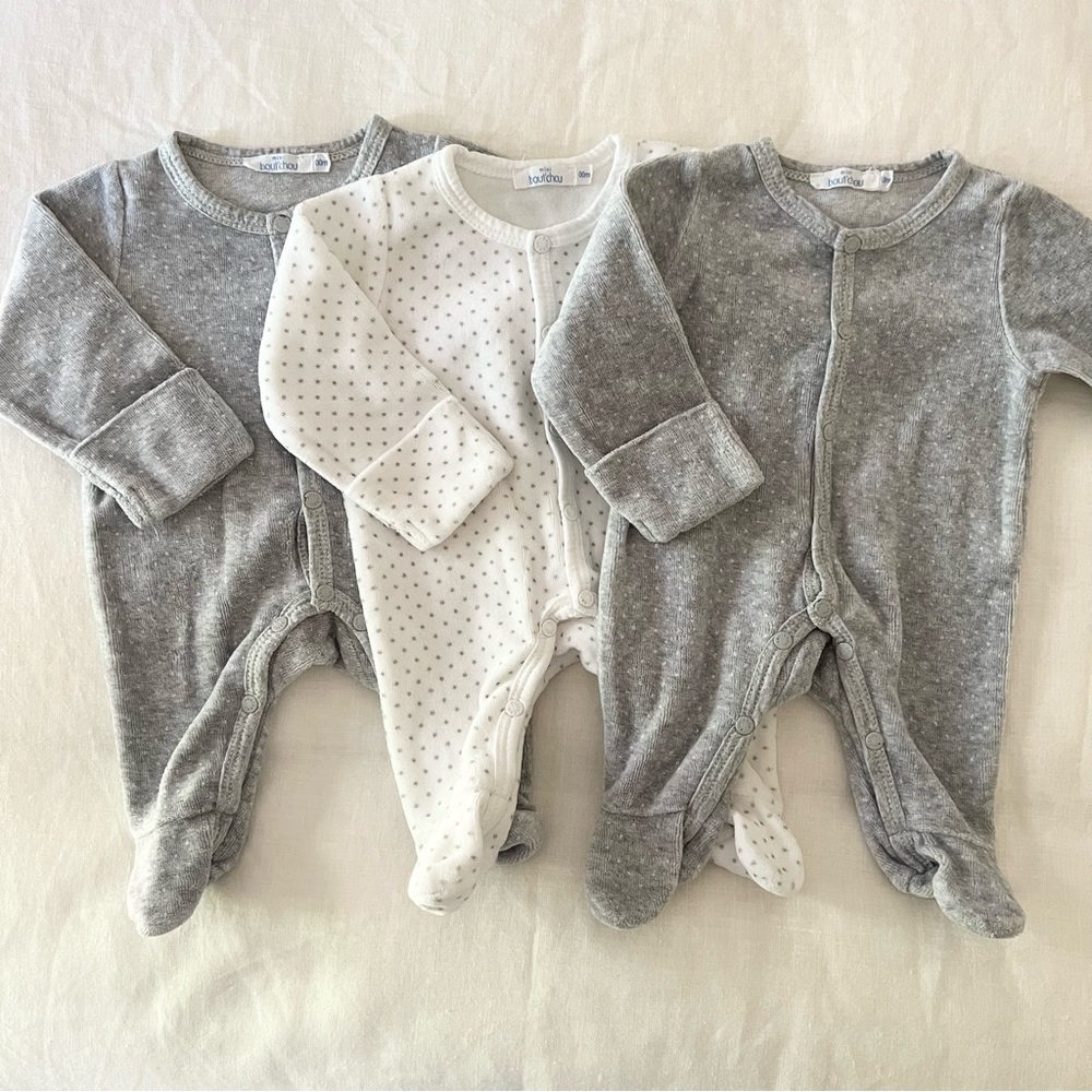 Preemie velours footies